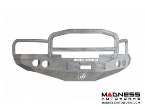 Dodge Ram 1500 Front Winch Bumper Lonestar Guard - Smittybilt XRC - Raw Steel WARN M12000